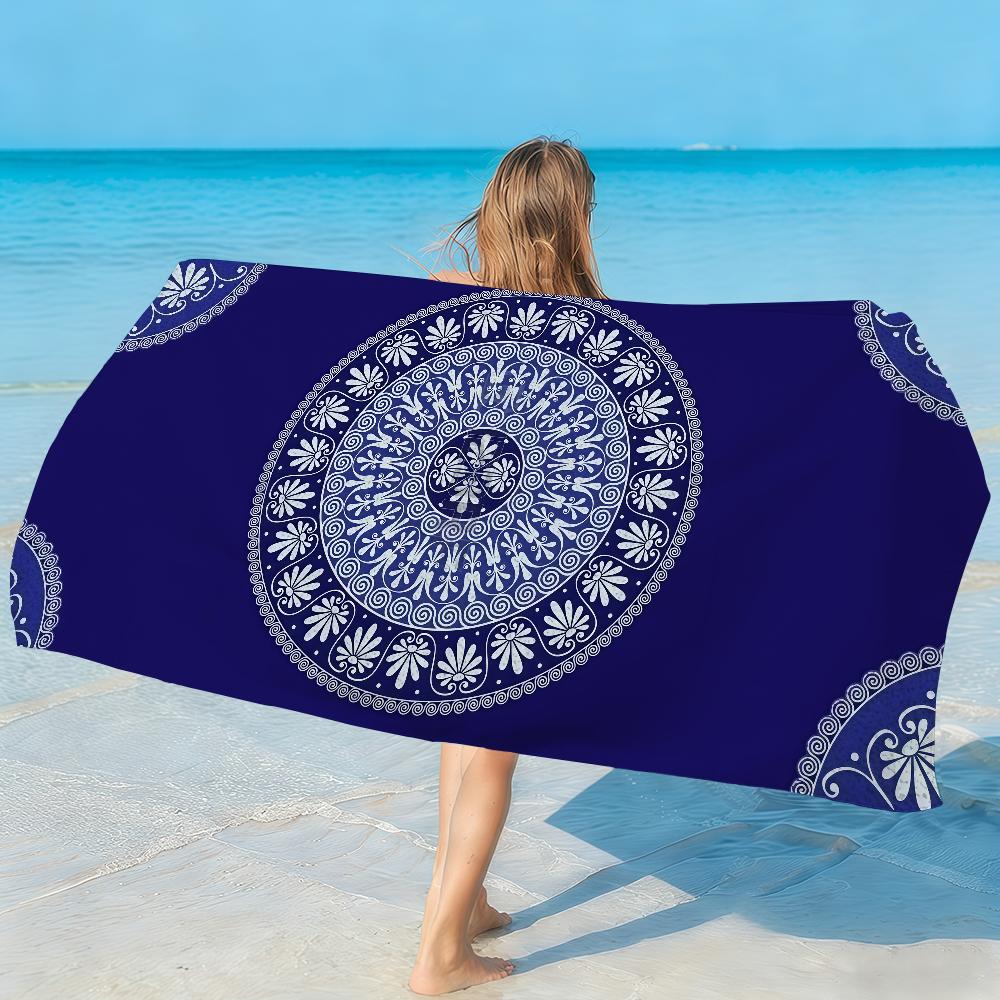 M-Mandala Art meditation Towel Quick Drying Beach Towels Are Suitable For Swimming Pools Camping Yoga And The Gym