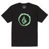 Volcom Men's Circle Stone Short Sleeve Black T-Shirt Clothing Apparel Unisex T-Shirt