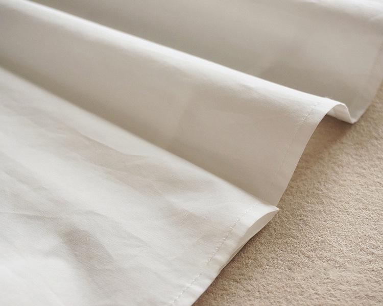 Stylish Women's Cotton White V-Neck Loose Bat Sleeve Shirt In Stock!