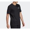 Adidas Essential Plain T-Shirt Men Tops Black DU0367
