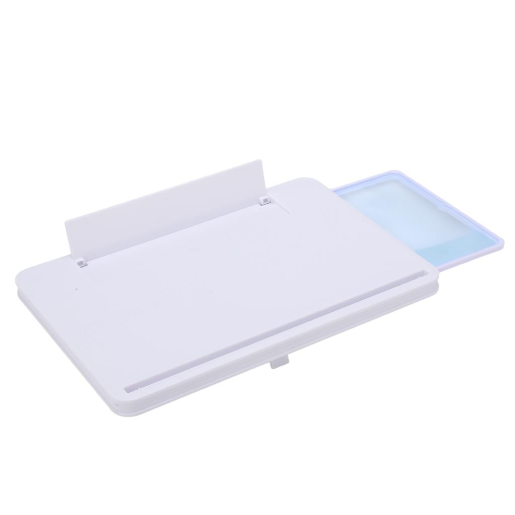 J‑01 3‑5X Mobile Phone Screen Magnifier Foldable Acrylic HD Video Amplifier Stand Bracket White