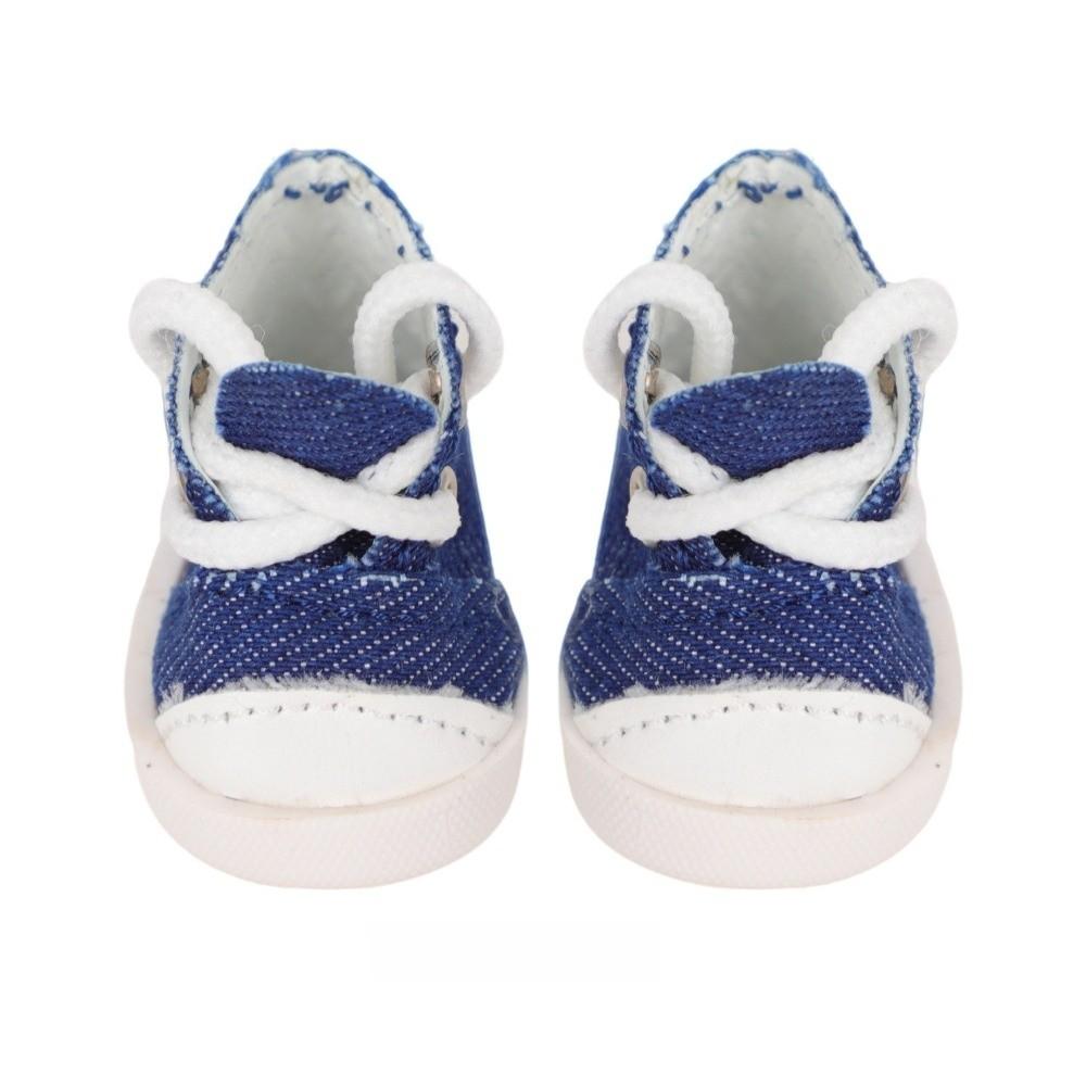 3,8 cm Niedliche Sneaker Canvas-Material Für Labubu Schuhe Süße Canvas Puppenschuhe Baumwollpuppe