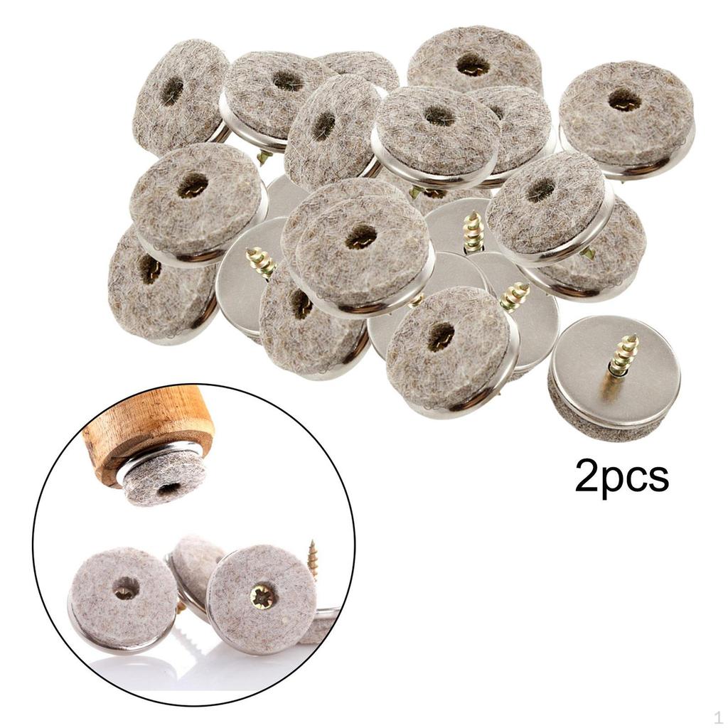 48 Pieces Nail Furniture Table Leg pad 22mm