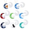 Crystal Drop Gel Moon Mold Diy Rabbit Dolphin Hippocampal Deer Cat Moon Pendant Silicone Mirror Mold
