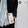 Full Coverage Makeup Mirror iPhone 16 Pro Max/17 Air/14/15 Crossbody Coin Purse Case