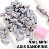 Small Sanding Bands for Nails Drill Nail Sanding Drill Bits Set 80/120/150/180/240 Grits Nail Sanding File for Nail