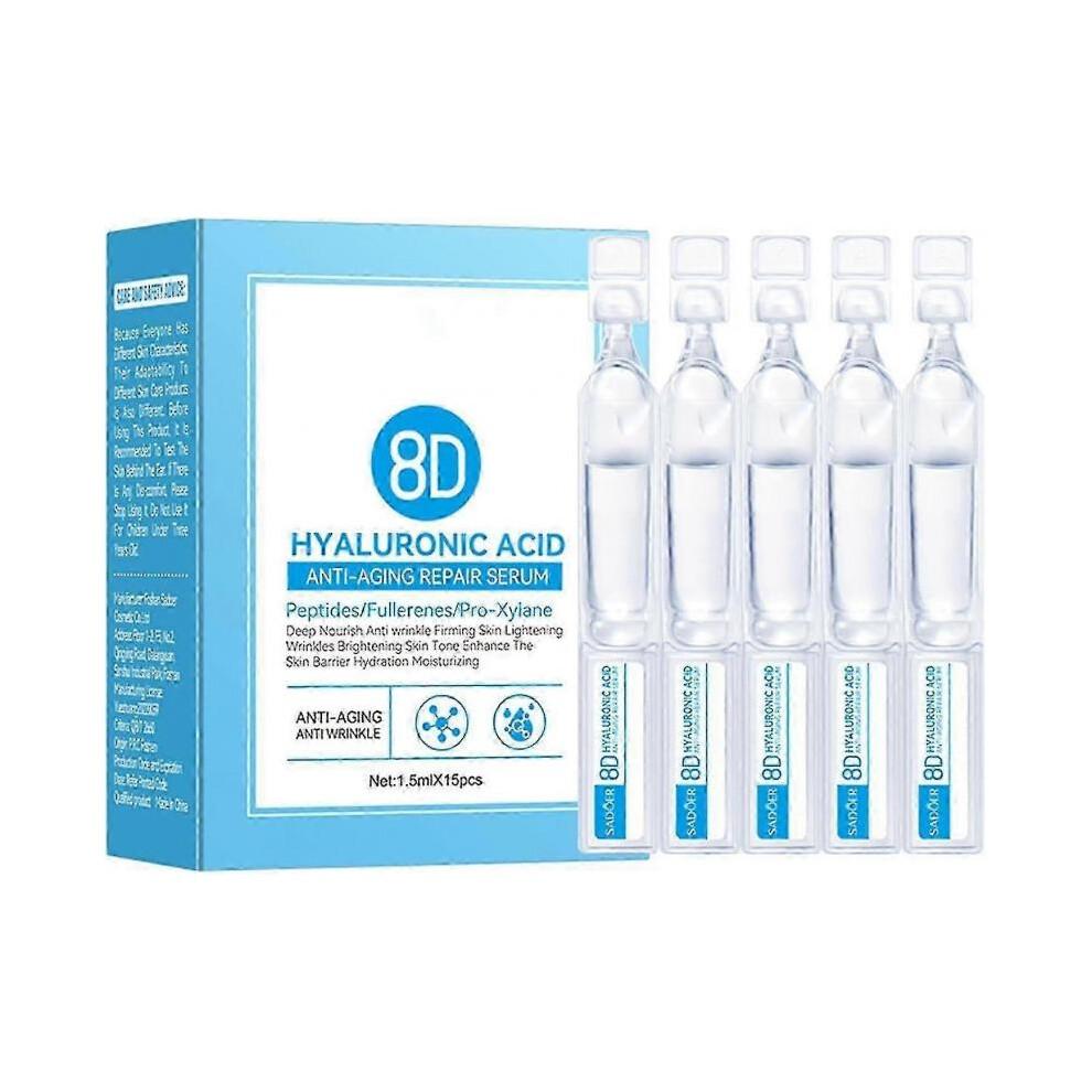 Hyaluronzuur Serum Microneedling Serum voor Gezicht, Hyaluronzuur Anti-aging Herstellend Serum, Ceramide Ampul Serum met Minder Hyaluronzuur