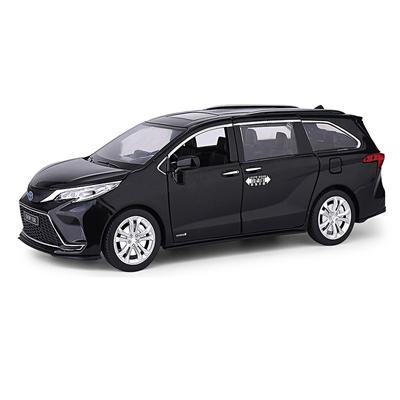 1/24 Toyota Sienna Granvia MPV Van Alloy Diecasts & Toy Vehicles Metal Toy Car Model Sound and Light Collection Kids Toy