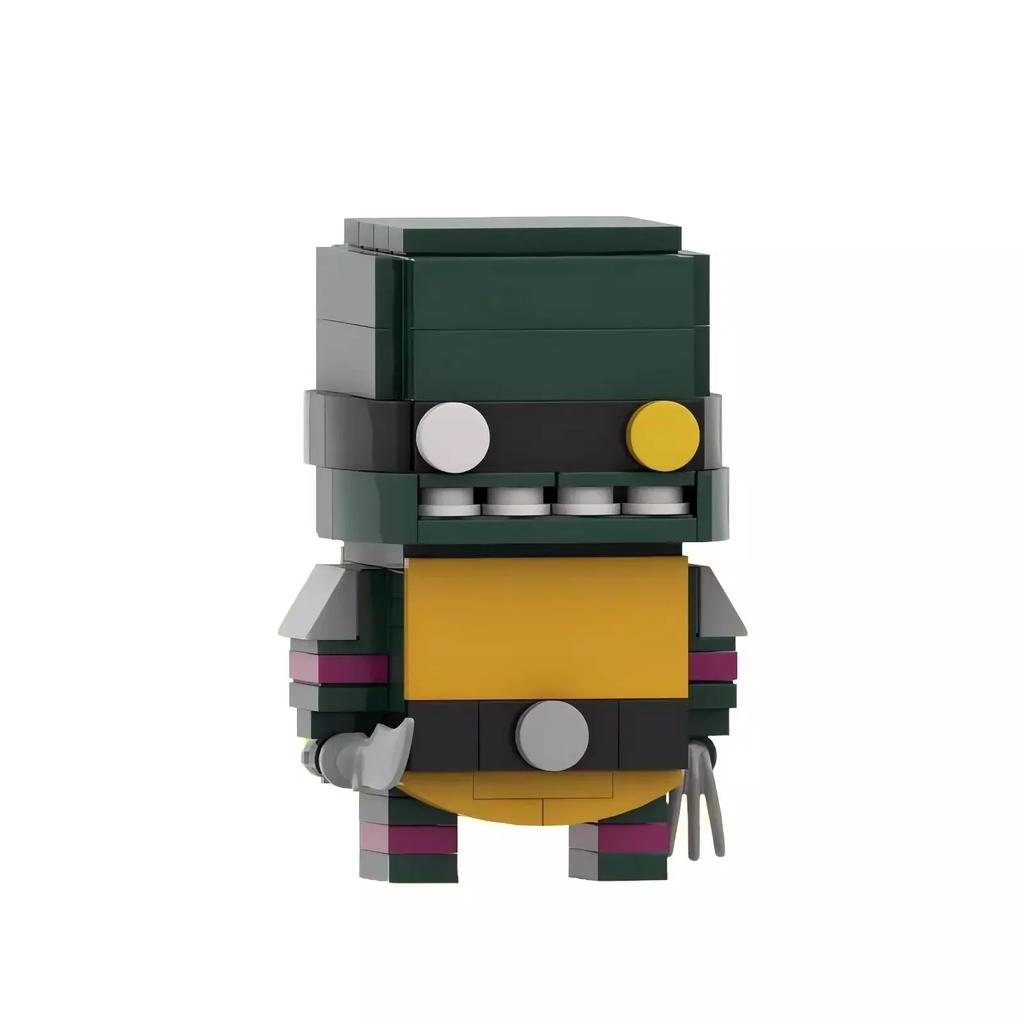 MOC Animated Movie Figures Turtle Mecha Model 1987 Violent Tortoise Warrior Mini Doll Building Block Kid Toy Adult Birthday Gift