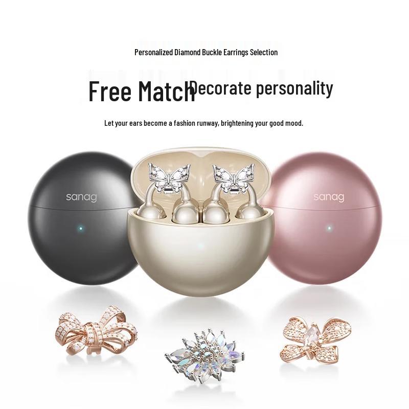 Saina S6Spro Open-Ear Clip Bluetooth Headset