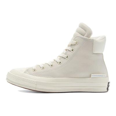 Chuck 70 Polstrovaný Límec High Anodizované Kovy - Egret Unisex Tenisky Krémová Štěrk 170267C