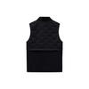 Anta Running Series Solid Color Zipper Sleeveless Thick Down Vest Women Vest Black 162345901-2