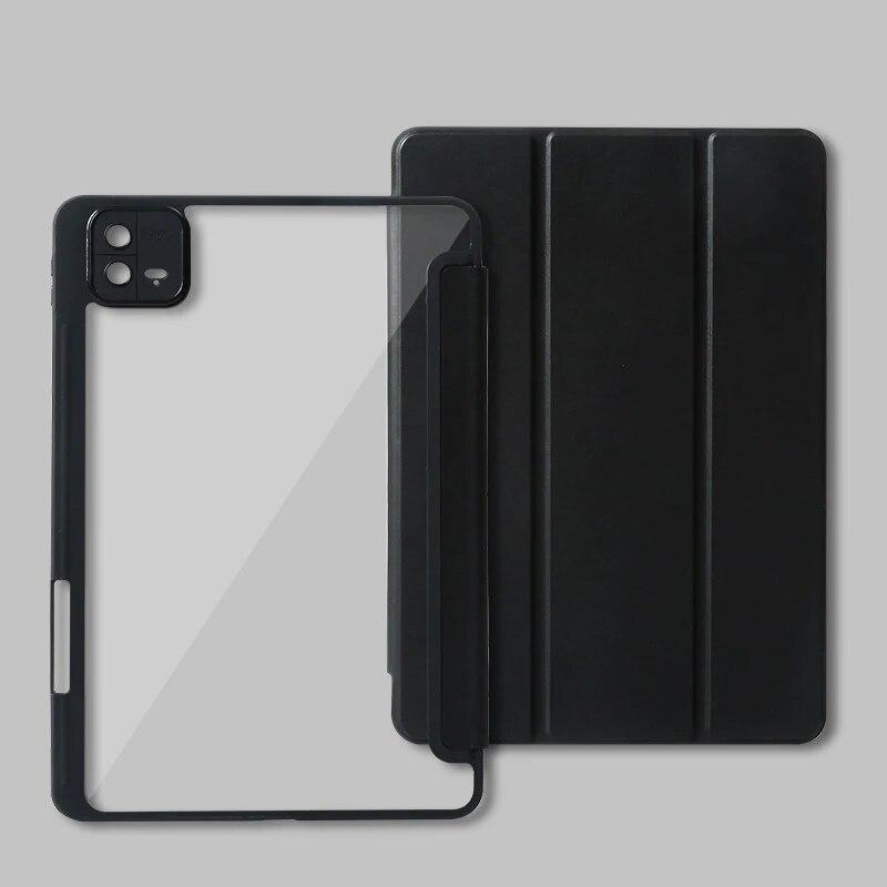 

Шкіряний чохол для планшета Xiaomi Pad 5 6 Max Case MI Pad 5Pro 6 Pro Redmi Pad 10.61 Чохол з тримачем для олівців Funda Tablet SE Pen Slot 11 Pulgadas Redmi SE 11 чорний