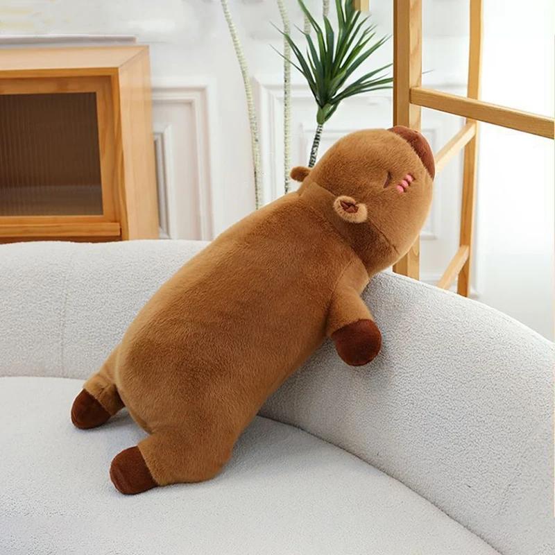 100cm Cartoon Anime Capybara Plüschtier Kawaii Lebensecht Simulation Tier Plüsch Weiche Kuscheltier Große Größe Niedliches Kissen Mädchen Geschenk 40cm