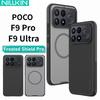 NILLKIN Magnetic Case For POCO F9 Ultra Pro TPU + PC Hard Back Cover Built-in Magnet Frosted CA4002