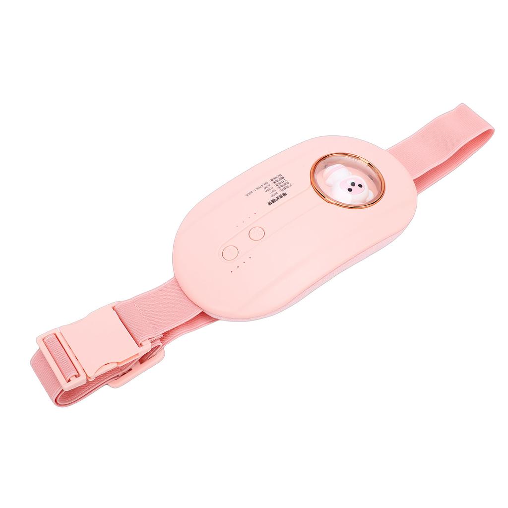 Portable Heating Pad Cordless Massage Electric Uterus Heating Belt with Adjustable Strap Temperature Control