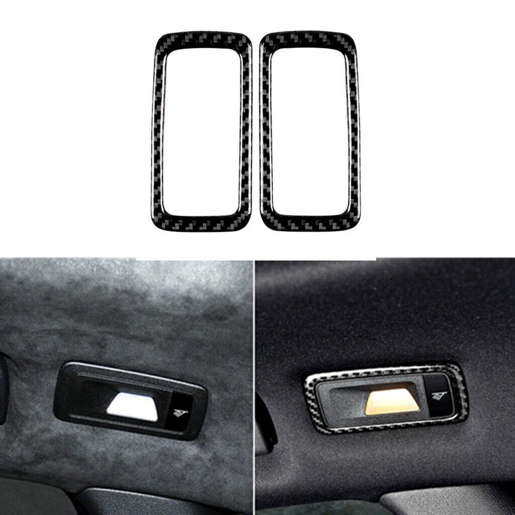 Carbon Fiber Rear Roof Light Frame Trim Cover For Porsche Macan 2014-
