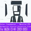 For MAZDA CX-60 (-2025) Car Gearbox Panel Film Dashboard Protective Sticker Interior Anti-Scratch Film Cover Accessories