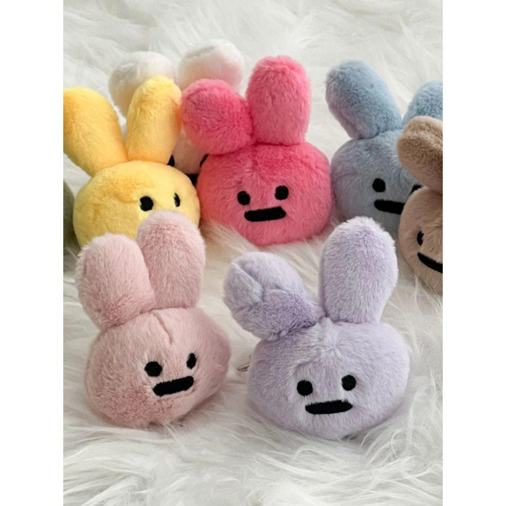 Bookaz [bookaz] Ausdrucksloser Hase Schlüsselanhänger