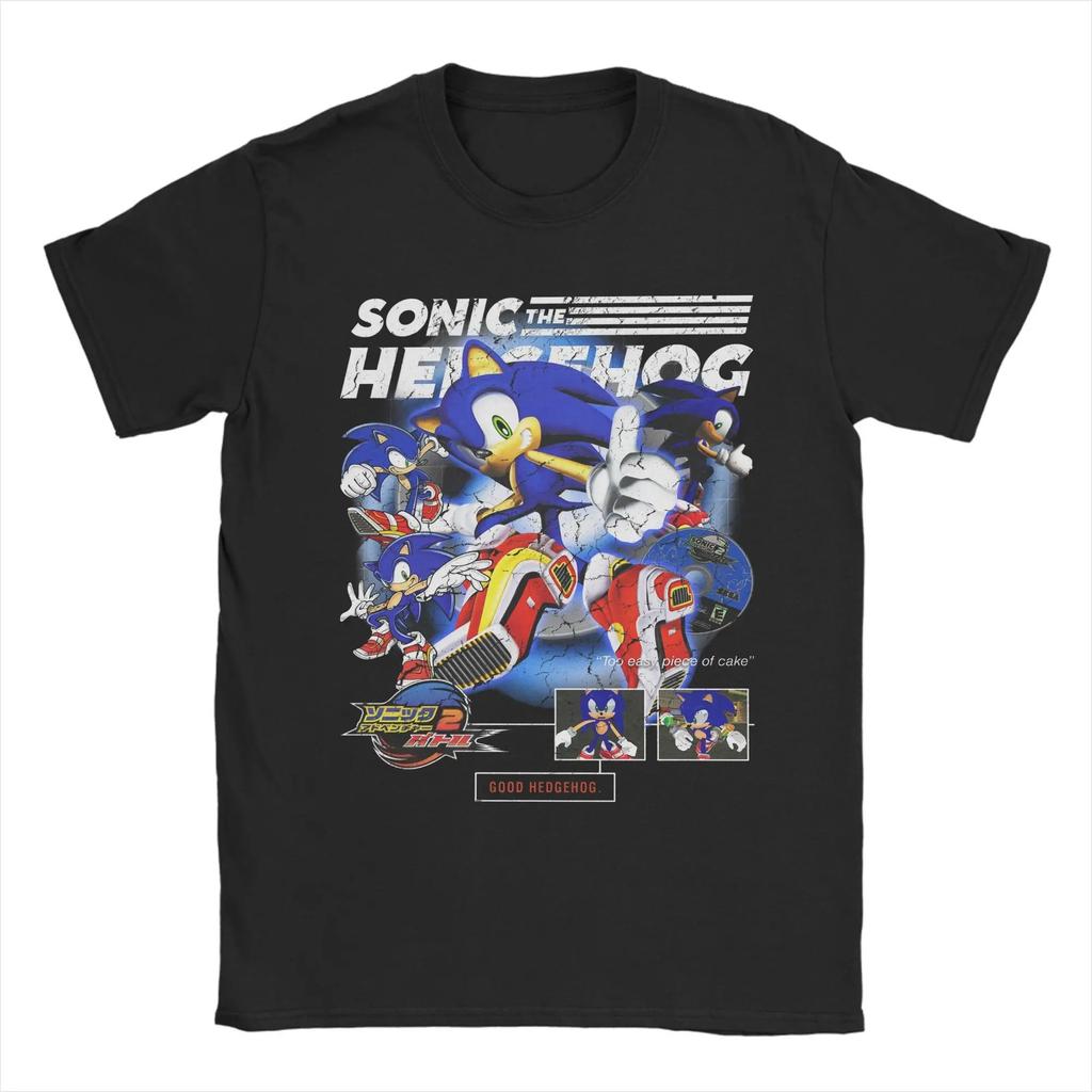 2026 New Arrival Unisex  Clothes Tee Shirt Homme T-Shirts Men Tshirt for Unisex  Ropa Hombre Hedgehoged Shadowed New in Top & Tees