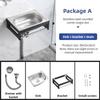 Small Single Slot Wash Basin Stainless Steel Wall-mounted Sink Kitchen Simple Dish Washing Basin Sink