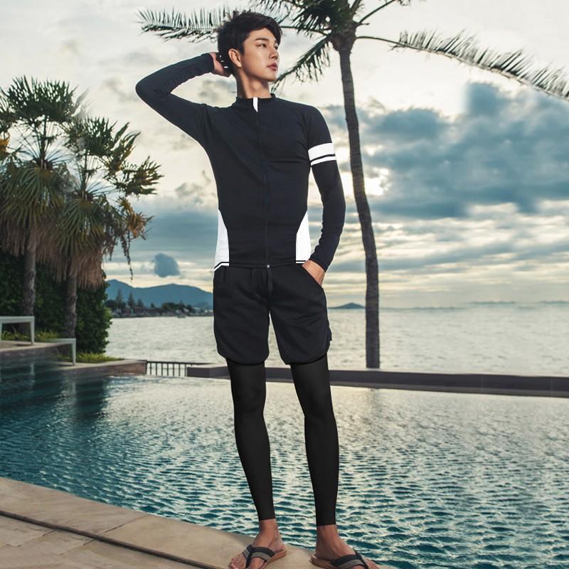Women Men UV Protection Rash Guard Set Long Sleeve Swimwear Snorkeling Surfing Beach Water Sports