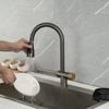 Stainless Steel Retractable Kitchen Sink Faucet