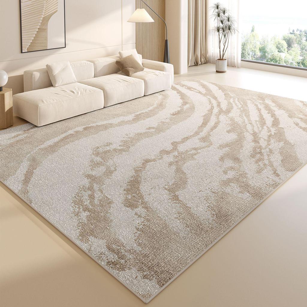 Stain-Resistant, Easy-Clean, Non-Slip Luxury Bedside Rug for Living Rooms & Bedrooms.
