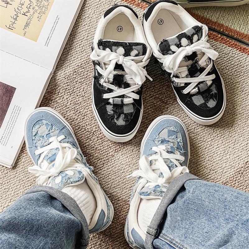 New student couple low-top vulcanized breadboard shoes women's shoes Guochao niche sports and leisure men's shoes X203