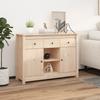 Day and Night - Day and Night Solid Pine Wood Sideboard 100x35x74.5 Cm