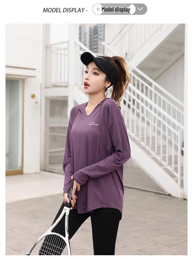 2025 Plus Size Yoga & Fitness Set: Outdoor Running Sportswear for Girls, Slimming Loose Fit