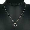 TIFFANY&Co. Open Heart Necklace Elsa Peretti Silver925 3g Women Used
