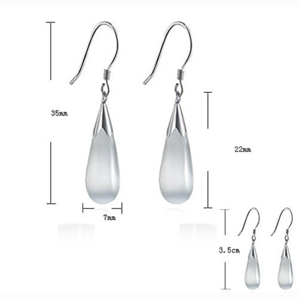 Серьги из стерлингового серебра с жемчужными каплями для девочек и женщин — фото 6