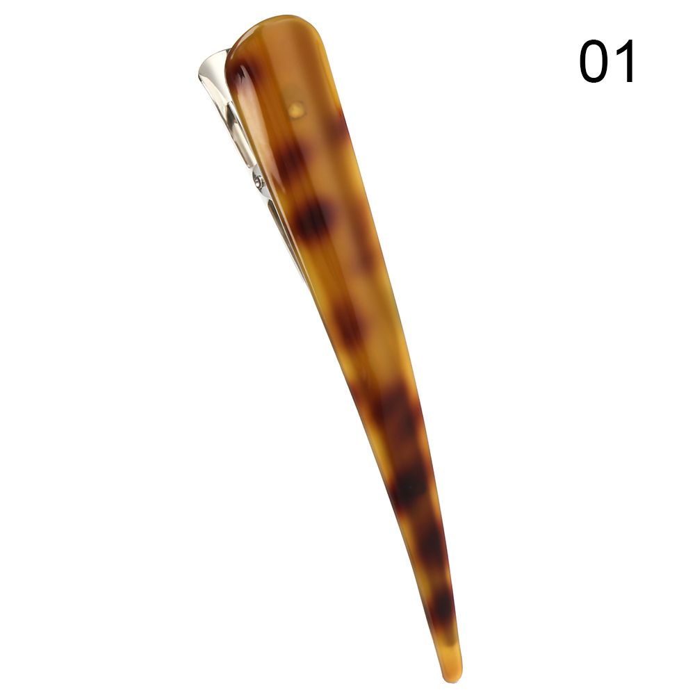 Hairstyles Thin Hair Barrettes Duckbill HairClips Tortoise Shell Hair Clips Hair Salon Tool