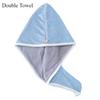 1pc Ultra-Absorbent Microfiber Hair Towel - Double-Layered, Quick-Dry Design - Ideal for Shower, Gym & Spa Use