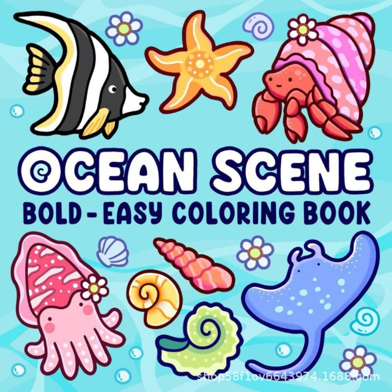 Cartoon Animal Coloring Book For Kids Drawing Activity