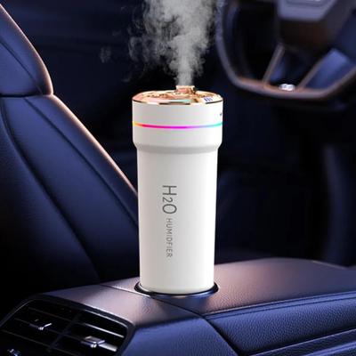 Difuzor de uleiuri esențiale pentru mașină Umidificator portabil Compact Diverse moduri de pulverizare Multifuncțional 2,8x6,3 inci