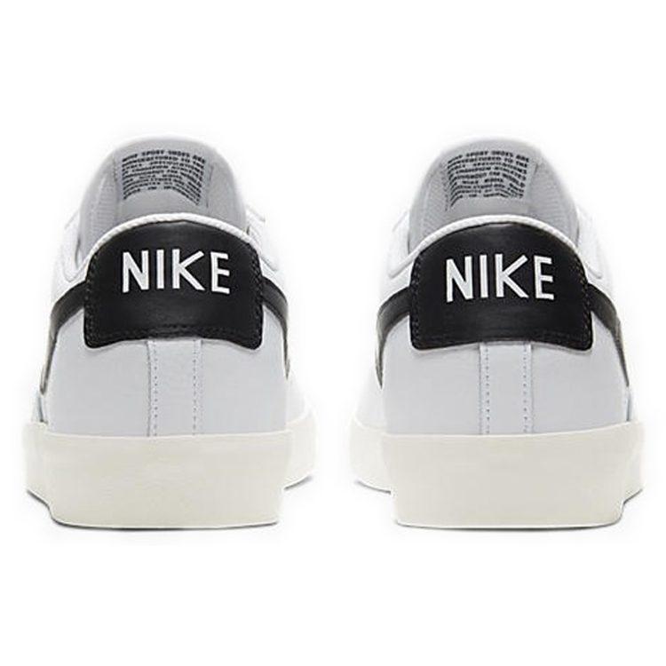 Nike Blazer Low Leather White Black CI6377-101