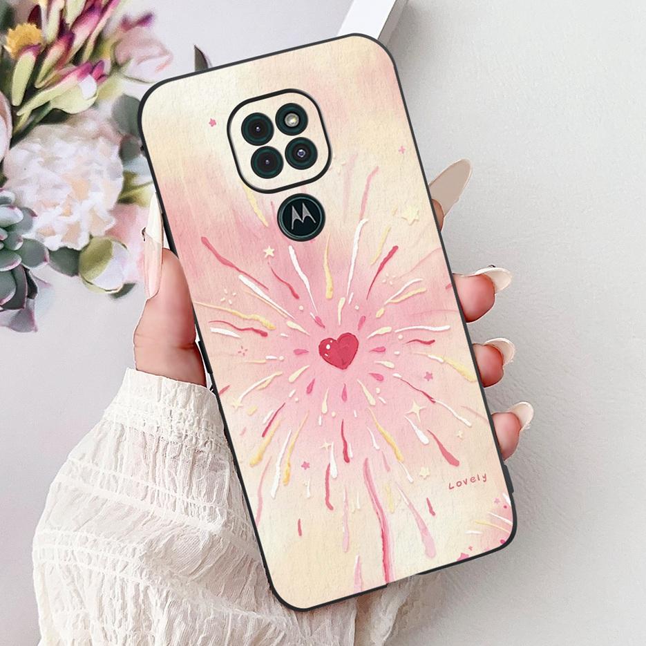 For Motorola Moto G9 Play Case Colorful Flowers Painted Cover Soft TPU Phone Cases For Motorola Moto G9 Plus MotoG9 Power Fundas
