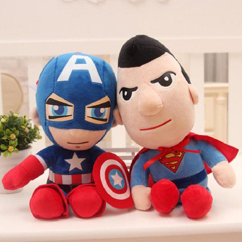 Adorable Avengers Super Hero Plush Doll Featuring Spiderman Captain America Ironman