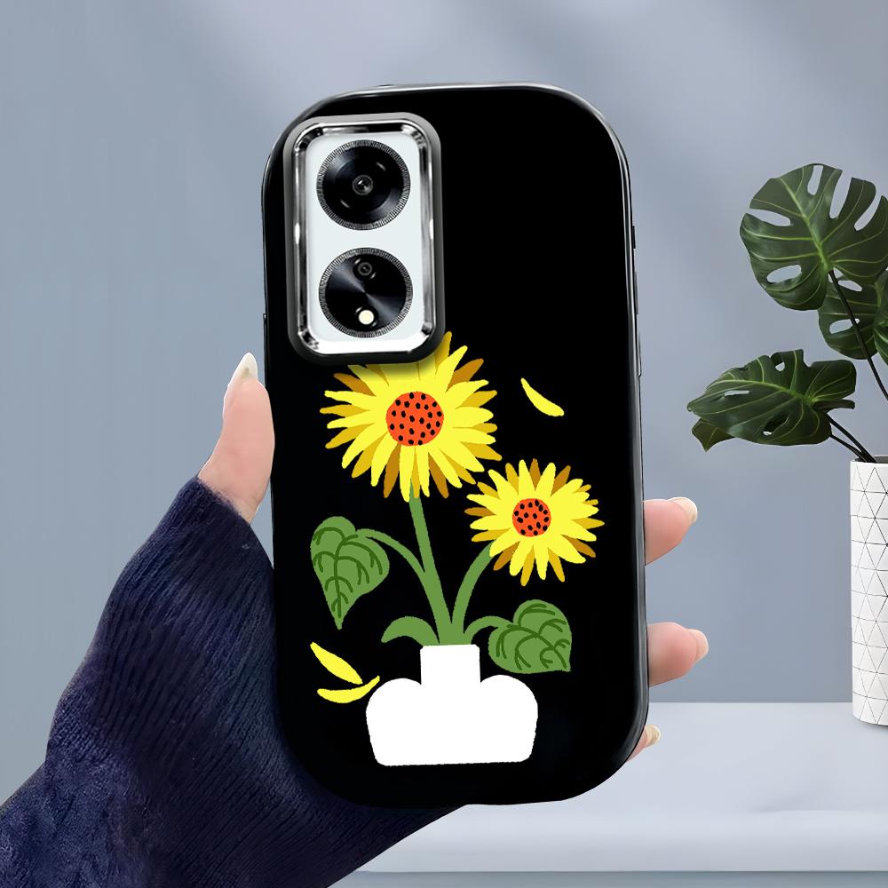 Solid Color Silver Edge Lens Soft Liquid Silicone Shockproof Phone Case for iPhone Samsung Huawei Honor Xiaomi Redmi OPPO Realme Vivo Infinix Tecno