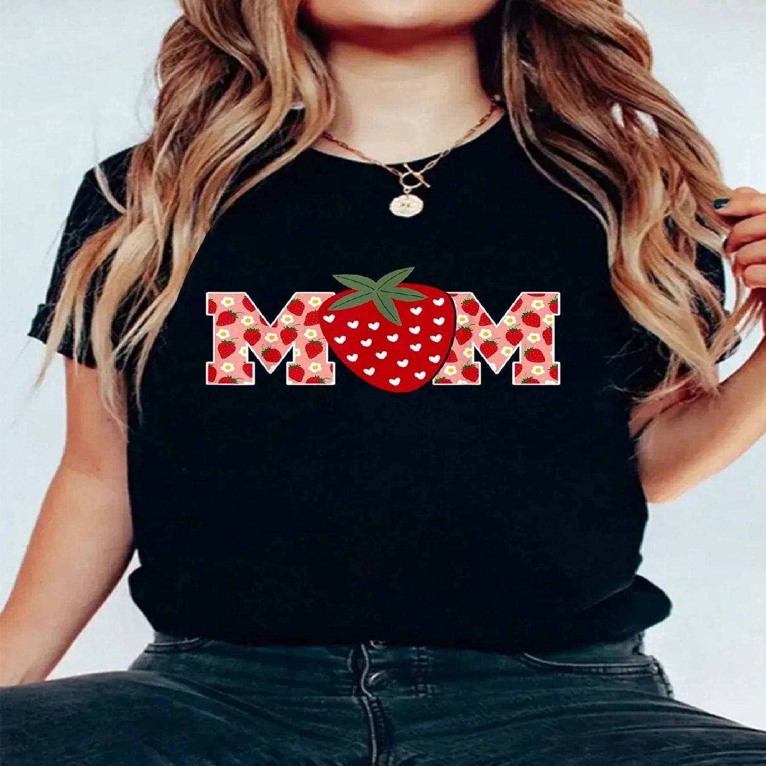 The 2025 New Pure Cotton Printed T-shirt for Women Is Comfortable and Breathable, A Popular Style for Beach Travel and Parties S чёрный