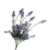 5pcs Artificial Lavender Bouquet Flower 39cm 6 Forks Purple Lavender Bunch Flower for Wedding Home Vase Decoration