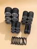 16pcs Self-Adhesive Hair Rollers Set For Different Hair Lengths Heatless Curlers With Clips As Diy Hair Styling Tool
