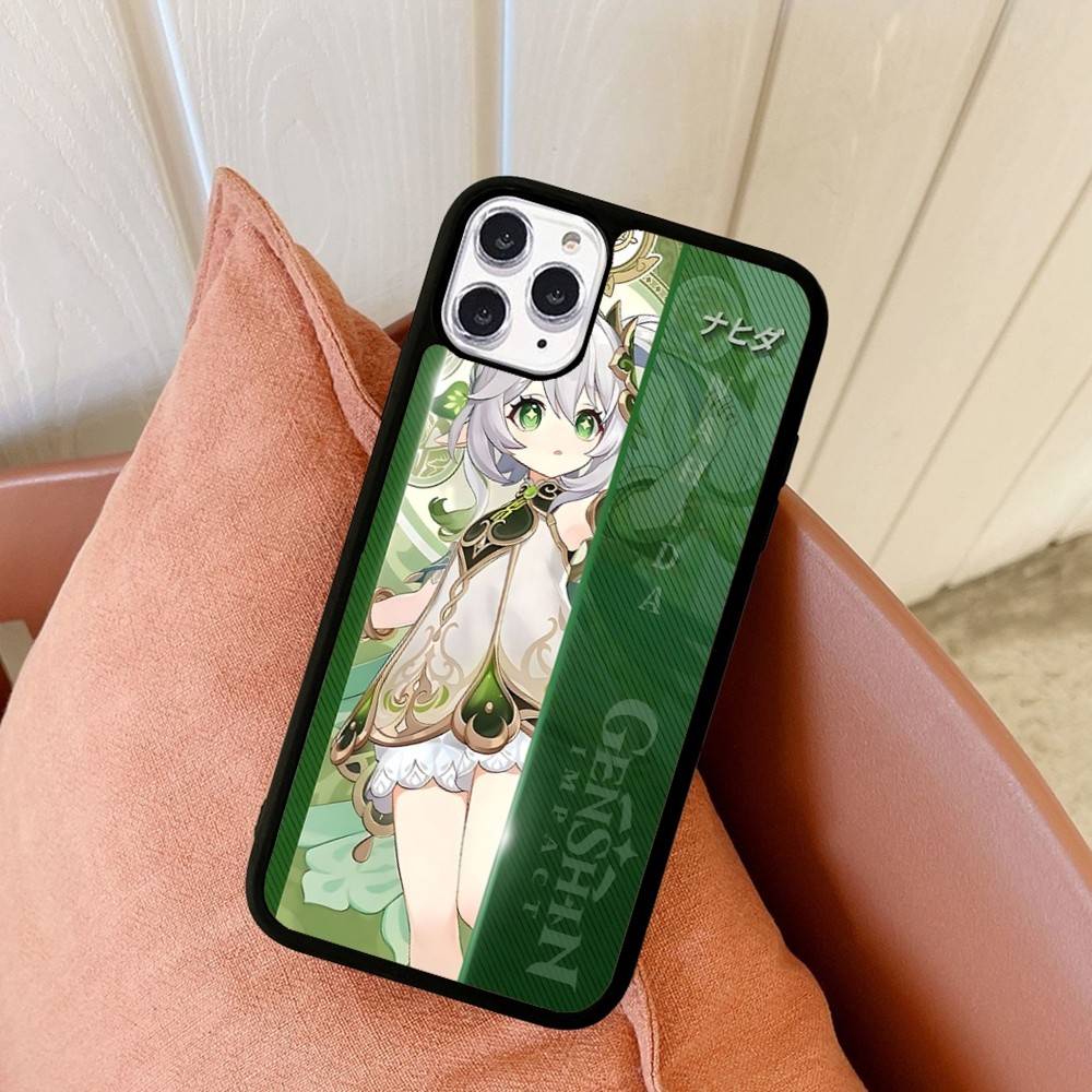 Game Genshin Impact For iphone 17 Air 16 15 14 13 12 11 Pro Max TPU+PC Plus Shockproof Back Phone Cover