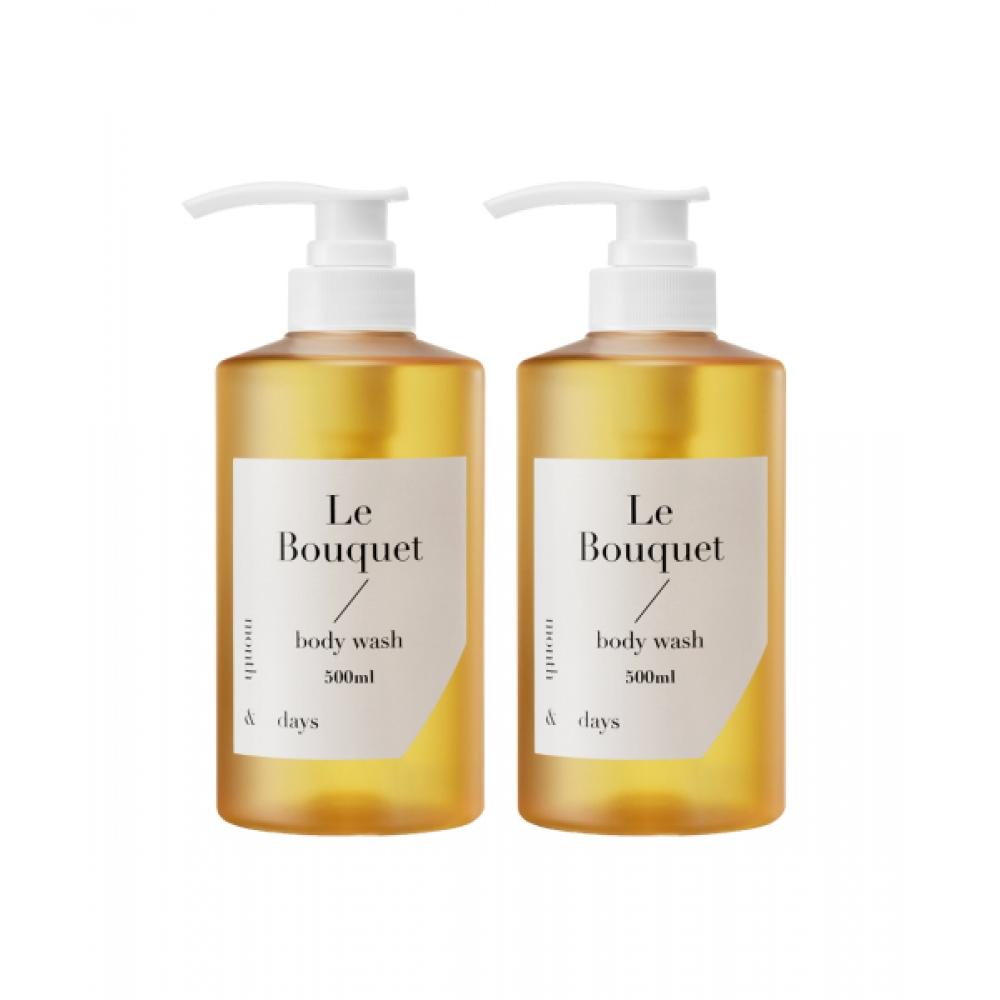Monthndays Perfume Care Body Wash Lue Bouquet 500ml X 2 FREE