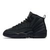 (GS) Air 12 Retro Winterized 'Triple Black' Kinder BQ6852-001