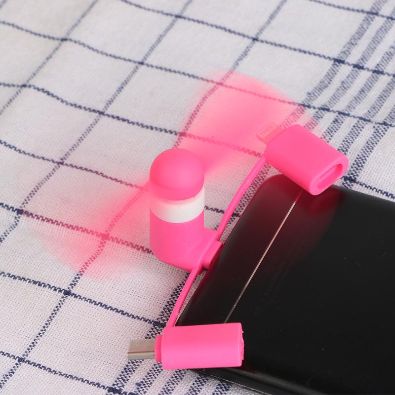 Portable USB Mini Phone Fan for Android & Apple