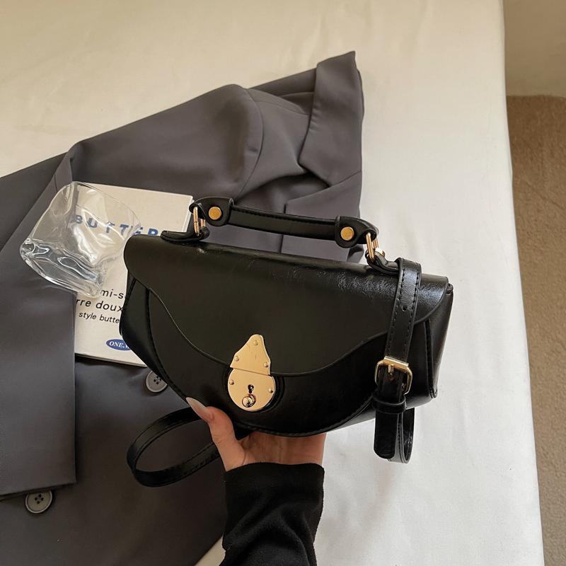 Mini Small Crossbody Bags For Women 2026 Luxury Brand Semicircle Saddle Bags Pu Leather Handbags Designer Ladies Shoulder Bags