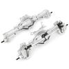 Front Rear Axle Upgrade Parts Fit for SCX10 II 90046 90047 1 10 Axial RC Car ModelSilver